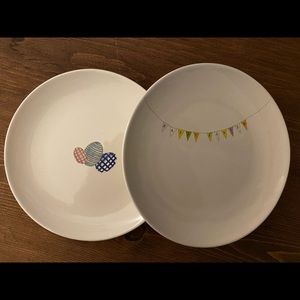 Rae Dunn Easter dessert size plates